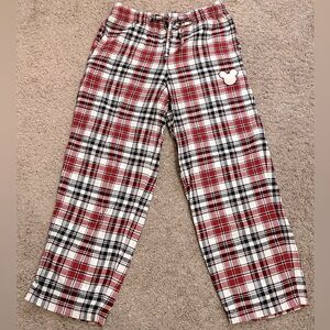 Disney plaid pajama pants